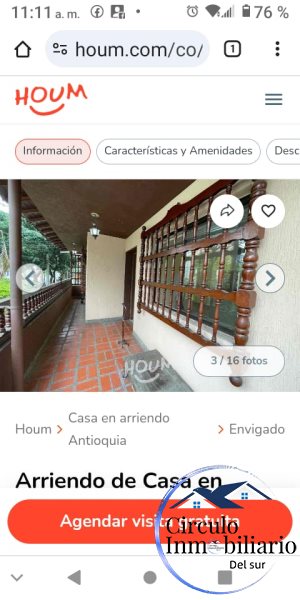 Casa disponible para Arriendo en Envigado José Félix Foto numero 1